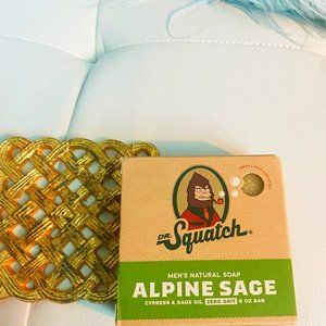 Dr. Squatch men's alpine sage soap bar--new in package--nwt